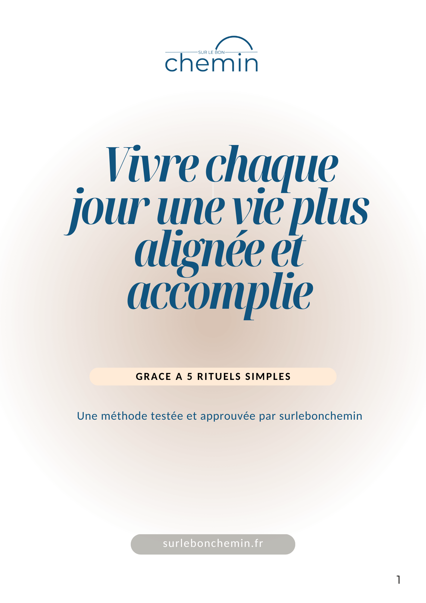 couverture ebook : 5 rituels pour une vie plus épanouie et alignée