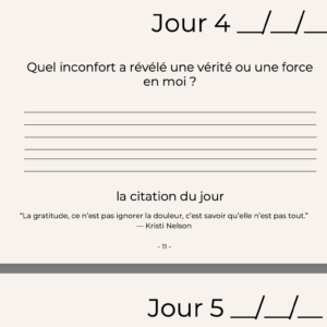 exemple carnet gratitude 7 jours