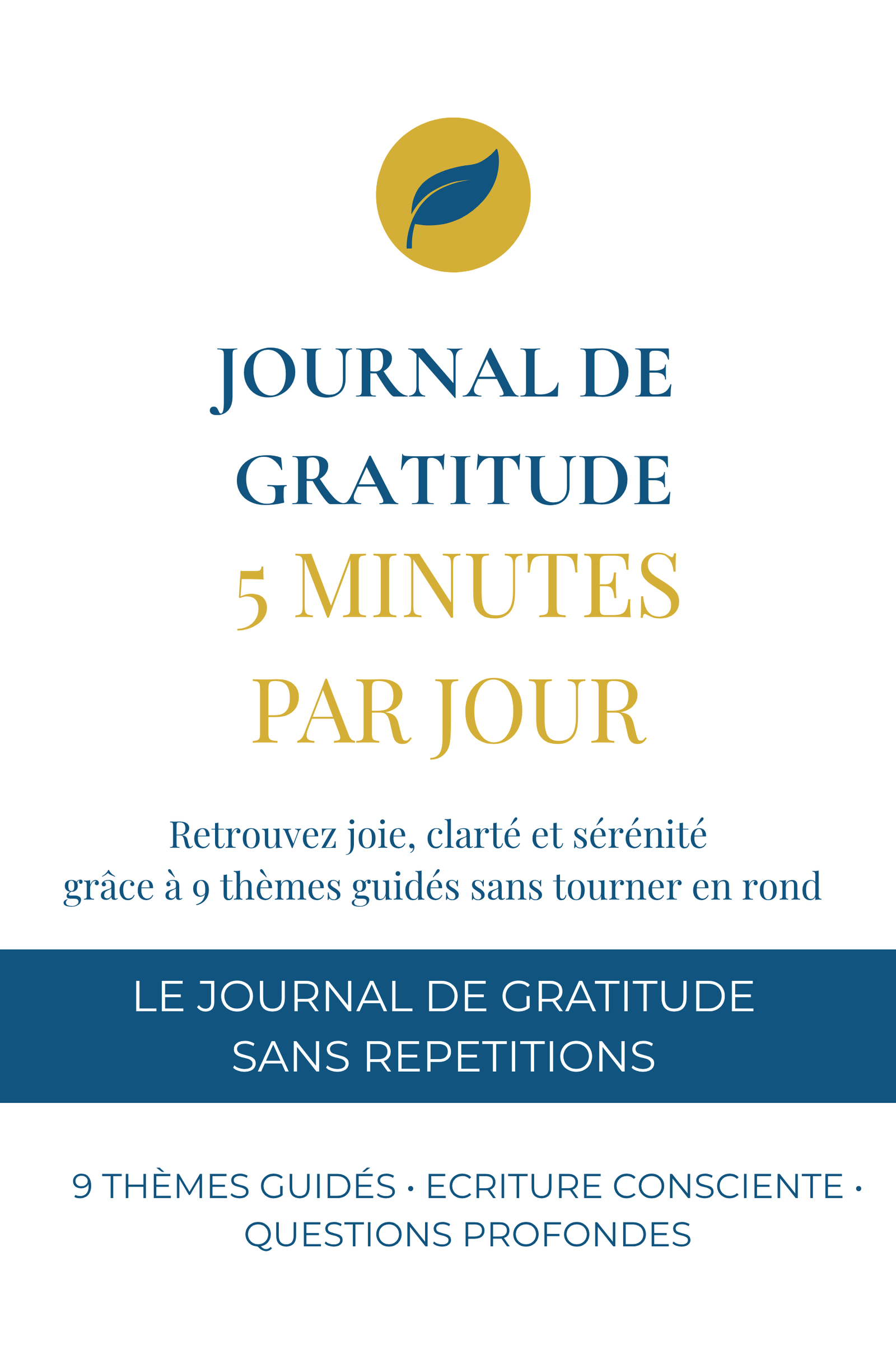 Journal de gratitude – 5 minutes par jour