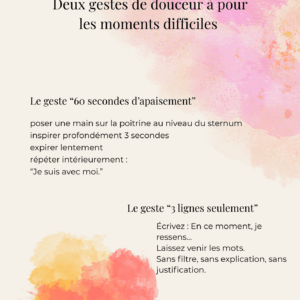 Petit rituel d’apaisement émotionnel pour les moments difficiles