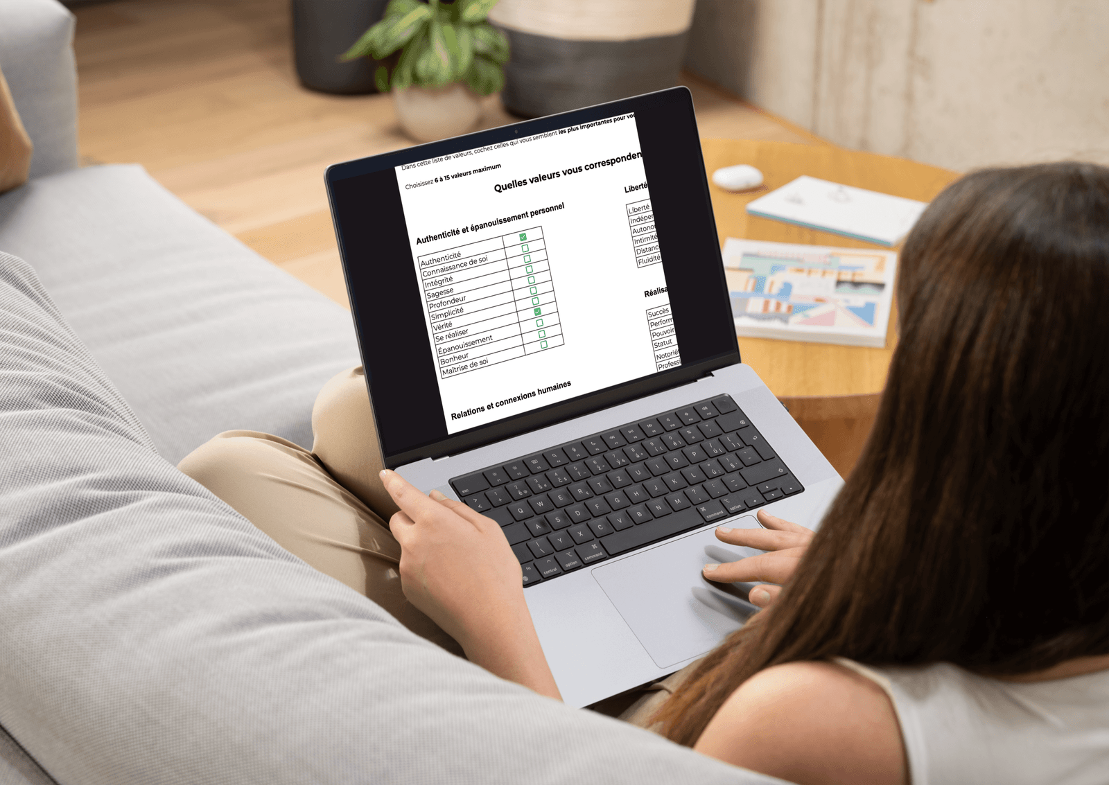 Aperçu du Prisme des valeurs : tri des valeurs