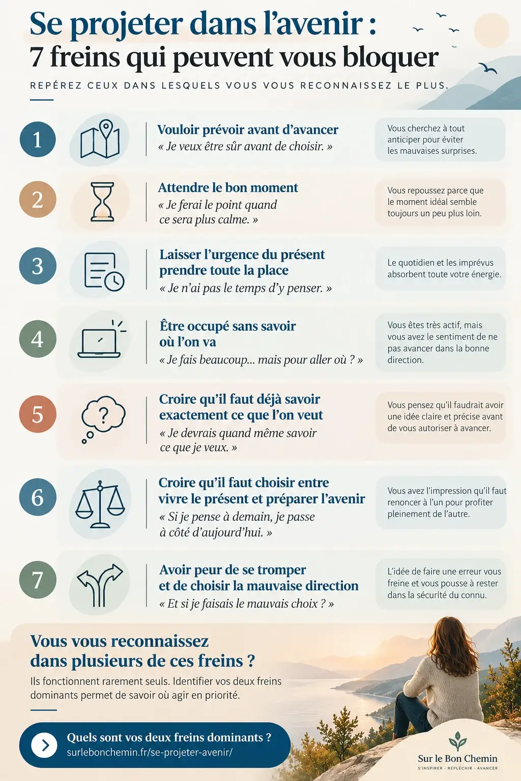 Les 7 freins qui empêchent de se projeter dans l’avenir